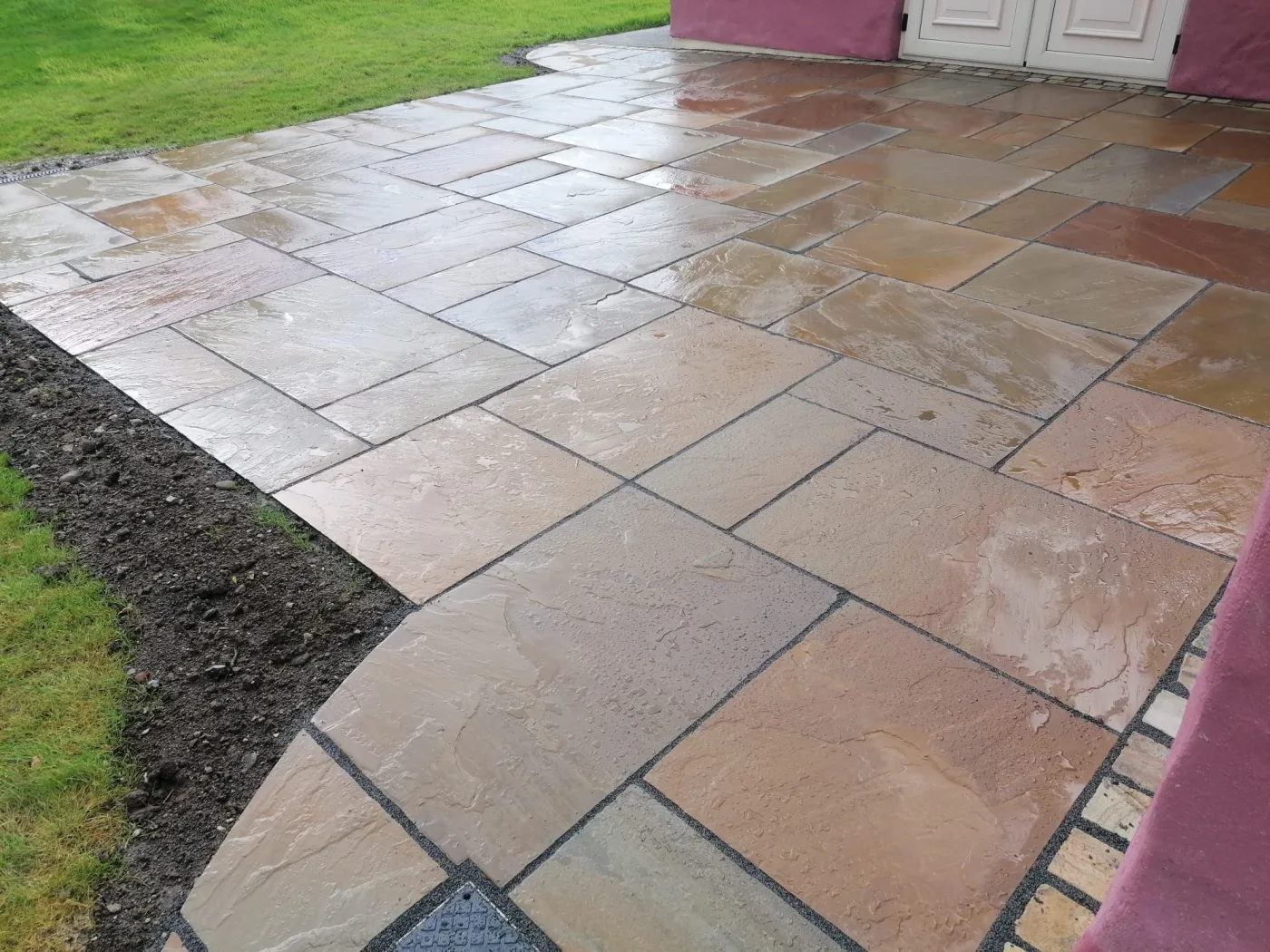 Sandstone patio finished in Cork